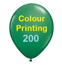[200 pieces] Balloon Printing 1 Side 2 Colour